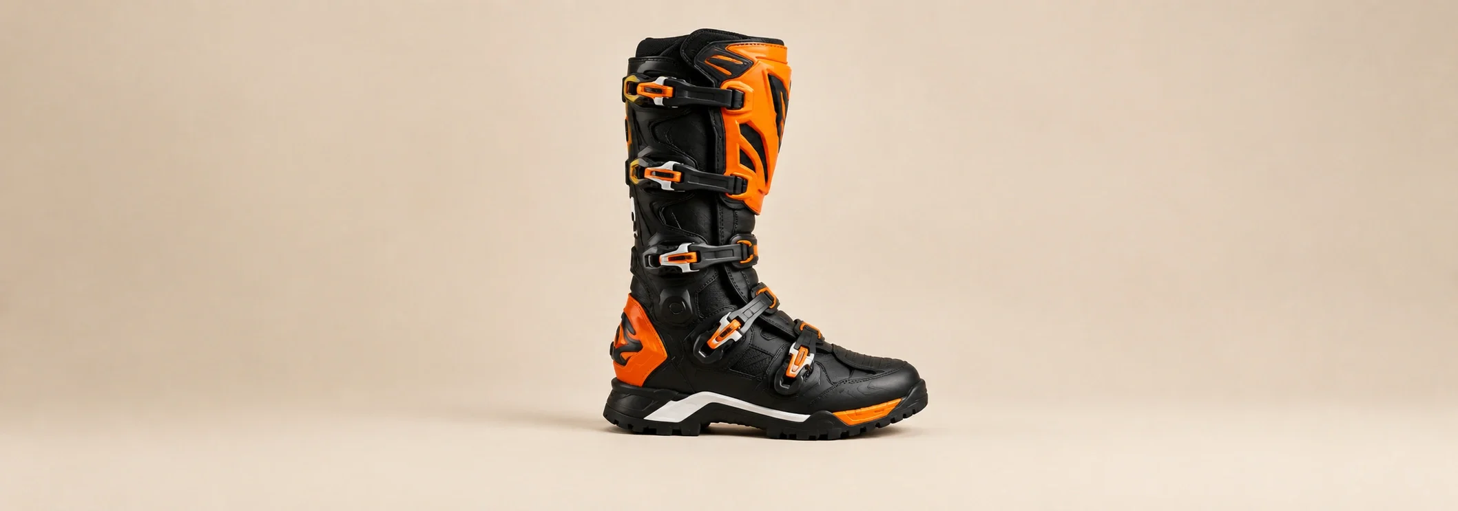 Motocross boots - heavy-duty off-road protection